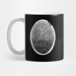 Egg on black Mug